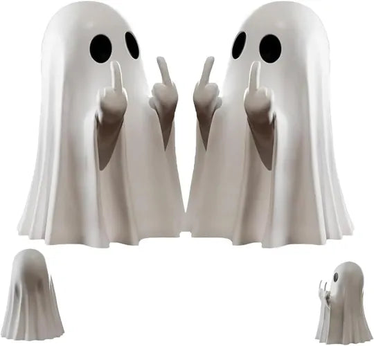 🔥Halloween Early Discount 🔥Buy 1 Get 1 Free 🎁Halloween Ghost Figurine - Spooky Resin Ghost Statue