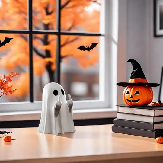 🔥Halloween Early Discount 🔥Buy 1 Get 1 Free 🎁Halloween Ghost Figurine - Spooky Resin Ghost Statue