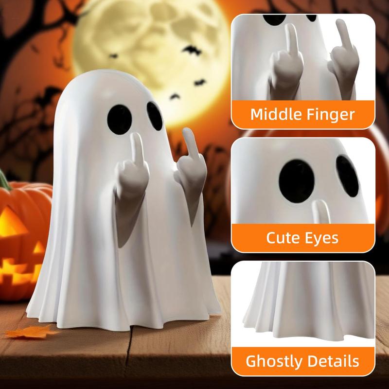 Final 3 Hours: 60% OFF Must-Have Halloween Ghost Figurine – Spooky & Funny Resin Decor, Limited Time Deal!