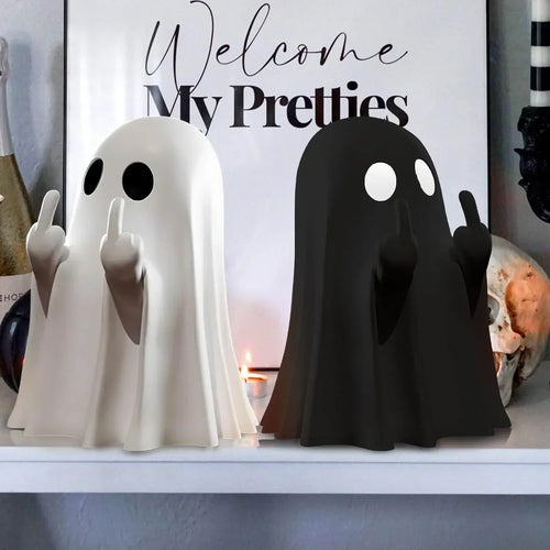 🔥Halloween Early Discount 🔥Buy 1 Get 1 Free 🎁Halloween Ghost Figurine - Spooky Resin Ghost Statue