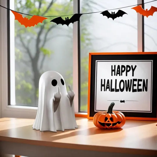 🔥Halloween Early Discount 🔥Buy 1 Get 1 Free 🎁Halloween Ghost Figurine - Spooky Resin Ghost Statue