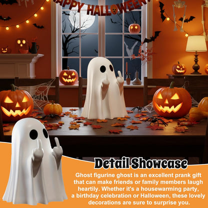 Final 3 Hours: 60% OFF Must-Have Halloween Ghost Figurine – Spooky & Funny Resin Decor, Limited Time Deal!