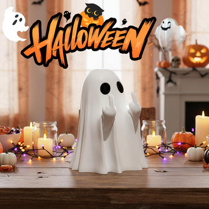 Final 3 Hours: 60% OFF Must-Have Halloween Ghost Figurine – Spooky & Funny Resin Decor, Limited Time Deal!
