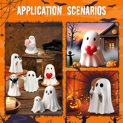 Final 3 Hours: 60% OFF Must-Have Halloween Ghost Figurine – Spooky & Funny Resin Decor, Limited Time Deal!