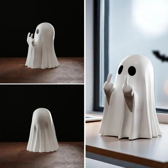 🔥Halloween Early Discount 🔥Buy 1 Get 1 Free 🎁Halloween Ghost Figurine - Spooky Resin Ghost Statue